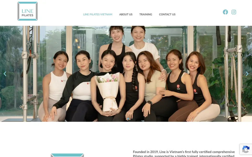 Line Pilates Vietnam — multi-studio site